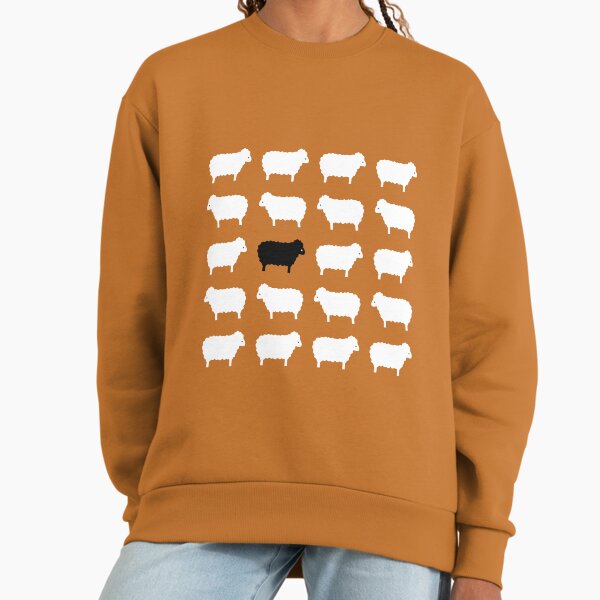 Black Sheep Sweater Pattern Sweatshirt