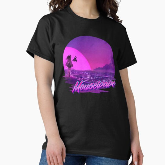 Mousewave - Ironmouse Synthwave T-Shirt