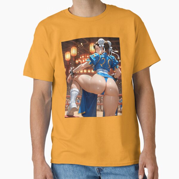 Chun-Li from Street fighter. Wallpaper T-Shirt