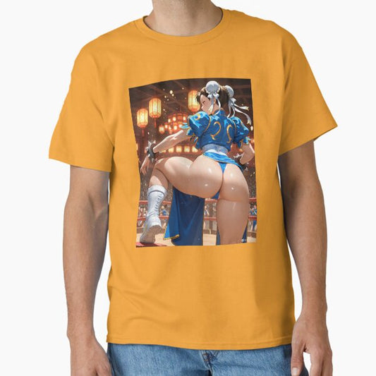 Chun-Li from Street fighter. Wallpaper T-Shirt