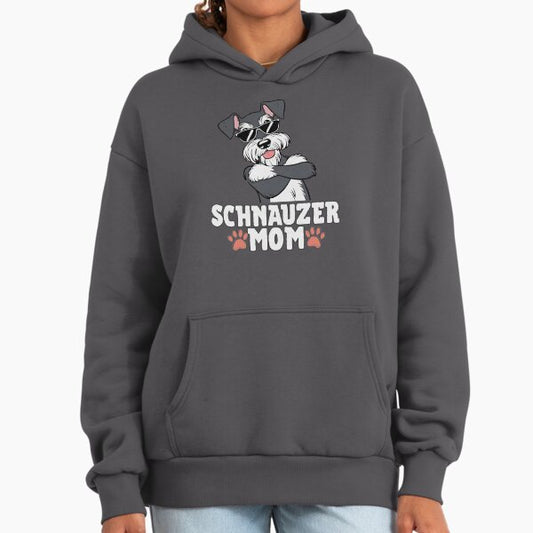 Schnauzer Mom – Bearded Sass, Fierce Love Hoodie