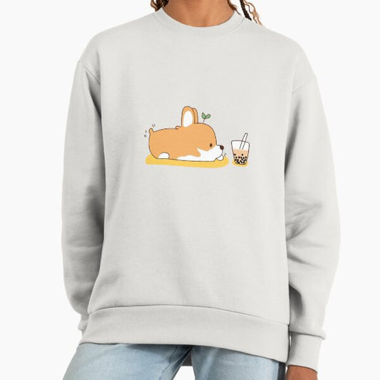 Corgi and Bubble Tea Sweatshirt
